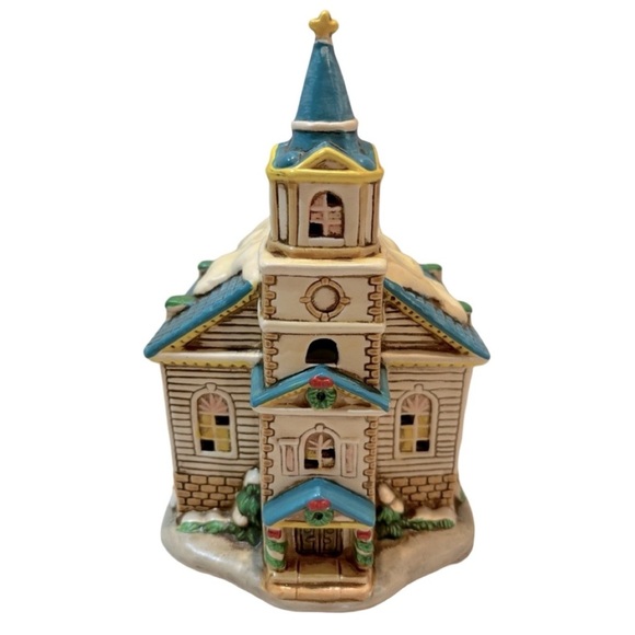 Vintage Colonial Village by Lefton Designed by Byron Wood‎ Church Village Decor - Picture 1 of 13